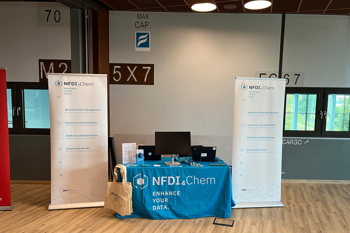 Booth on 28th Lecture Conference on Photochemistry Duesseldorf 2022 - NFDI4Chem