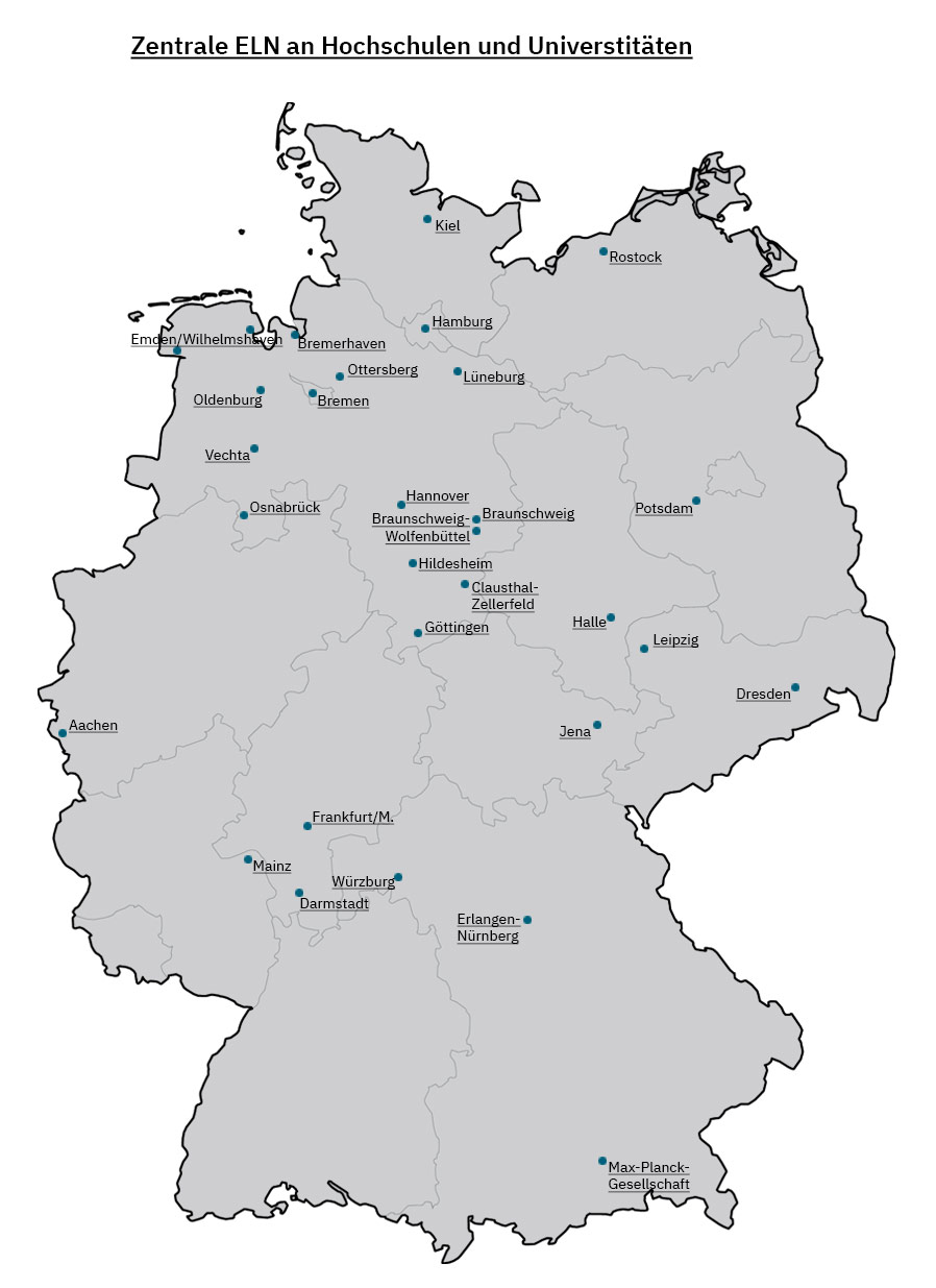 Centrally hosted and operated ELN installations